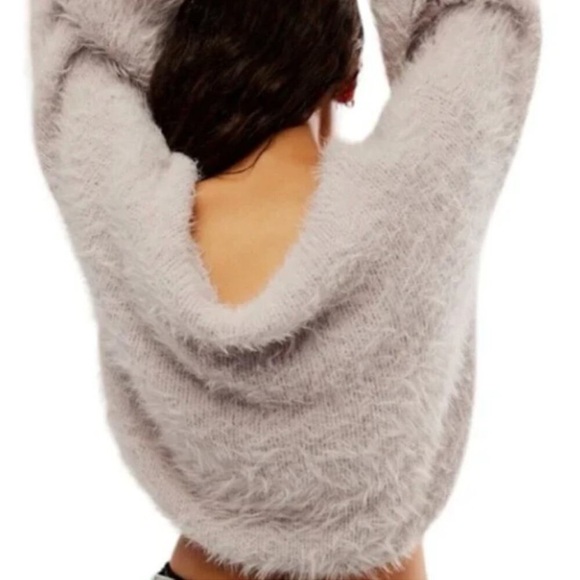 Free People Flurry Sweater in Lilac Frost - Picture 2 of 9